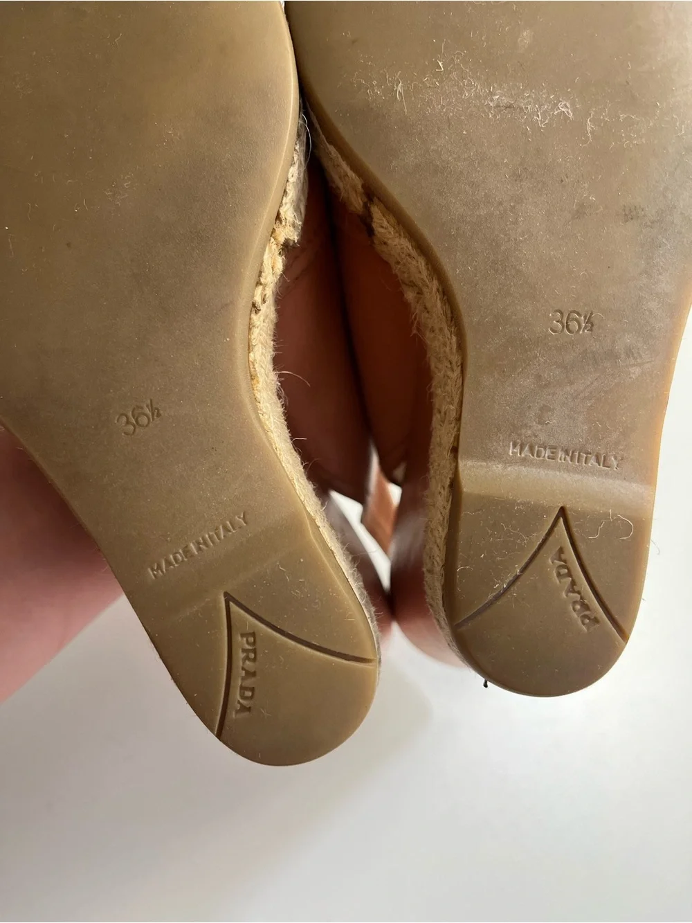 Prada authentic espadrille